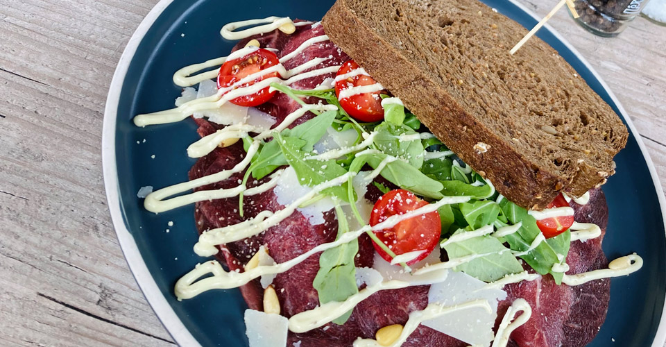 lunchen bij de Nabber